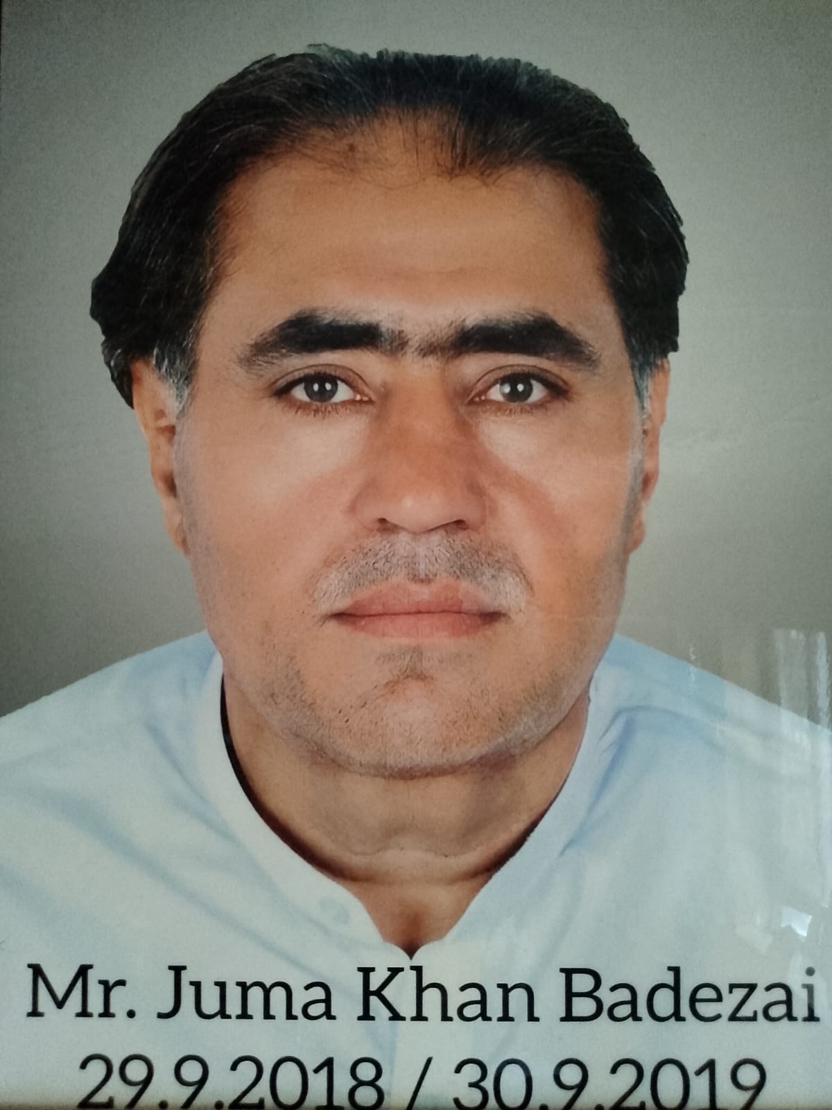 Mr. Juma Khan Badezai